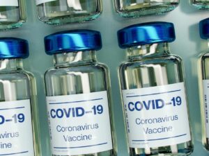 vials of Covid vaccine