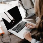 someone working at home