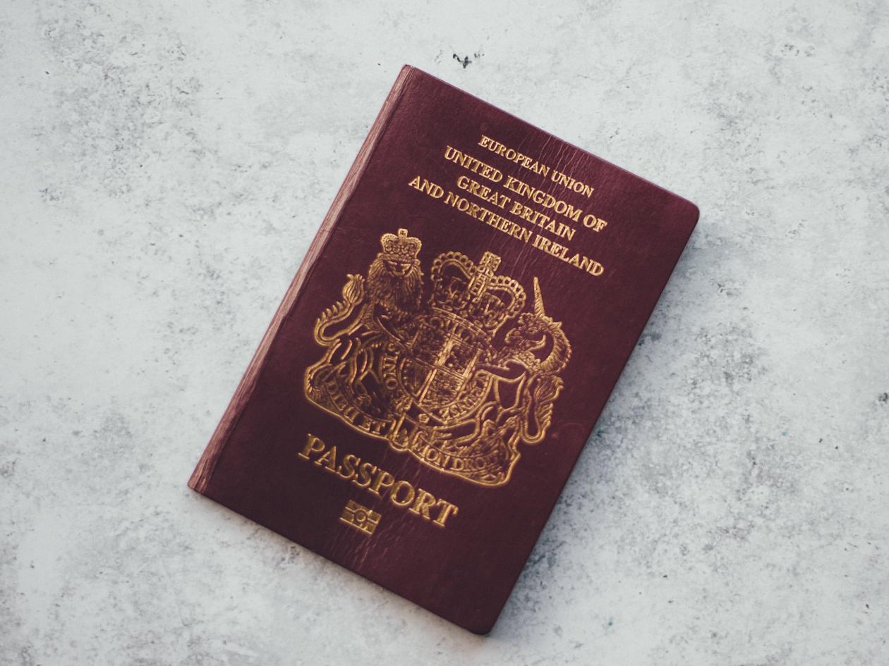 a UK passport