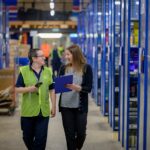 Photo of women working in warehouse