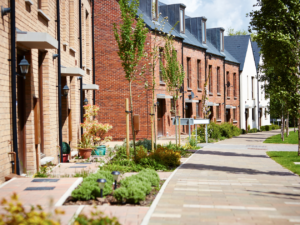 Photo of newly built houses